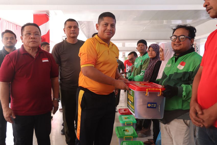 Kapolres Pematangsiantar Hadiri Bakti Sosial Kesehatan HUT TNI ke-81, Perkuat Sinergitas TNI-Polri