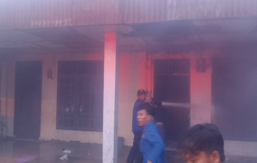 2 Rumah Kontrakan Terbakar di Lubukpakam