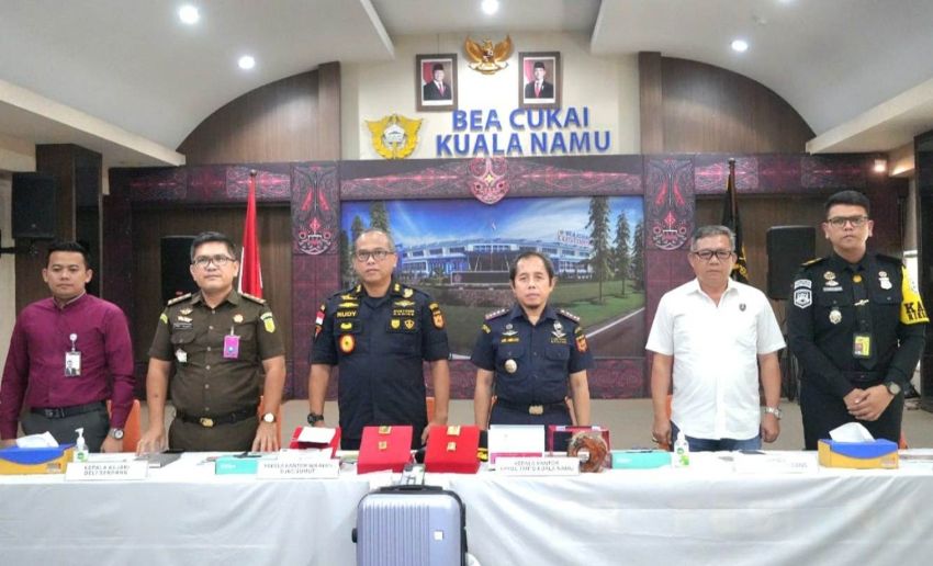 Bea Cukai Gagalkan Penyeludupan Emas 1,5 Kg Senilai Rp 3,9 Miliar Lebih di Bandara Kualanamu