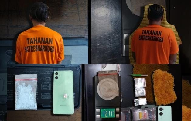 Satnarkoba Polres Binjai Ciduk Dua Pengedar Narkoba, 3,941 gram Diamankan