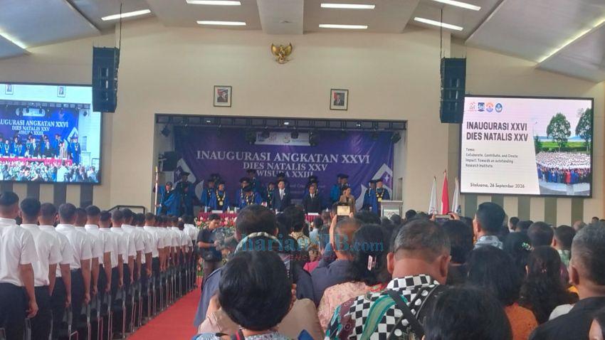 Mendiktisaintek Republik Indonesia Sampaikan Orasi Ilmiah Inaugurasi IT Del Angkatan 2026