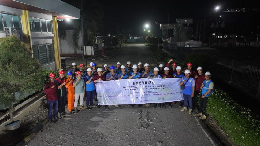 PLN Selesaikan Recovery SUTT 150 kV Arun-Bireuen Pascabencana