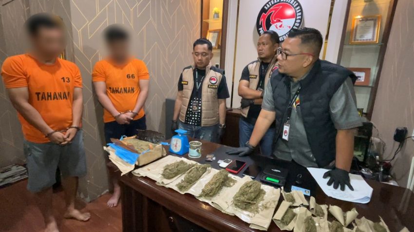 Kamar Kos Disulap Jadi Gudang Narkoba, Dua Bandar Diciduk Polrestabes Medan