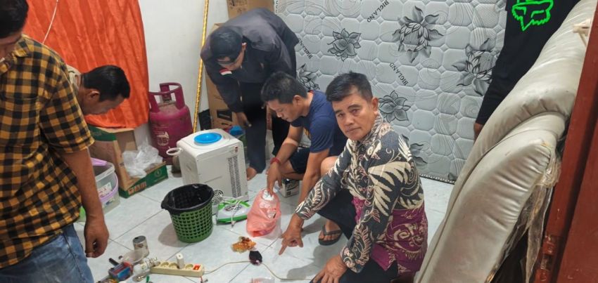 Polsek Marbau Gerebek Rumah Diduga Lokasi Narkoba, Temukan Bong dan Plastik Klip