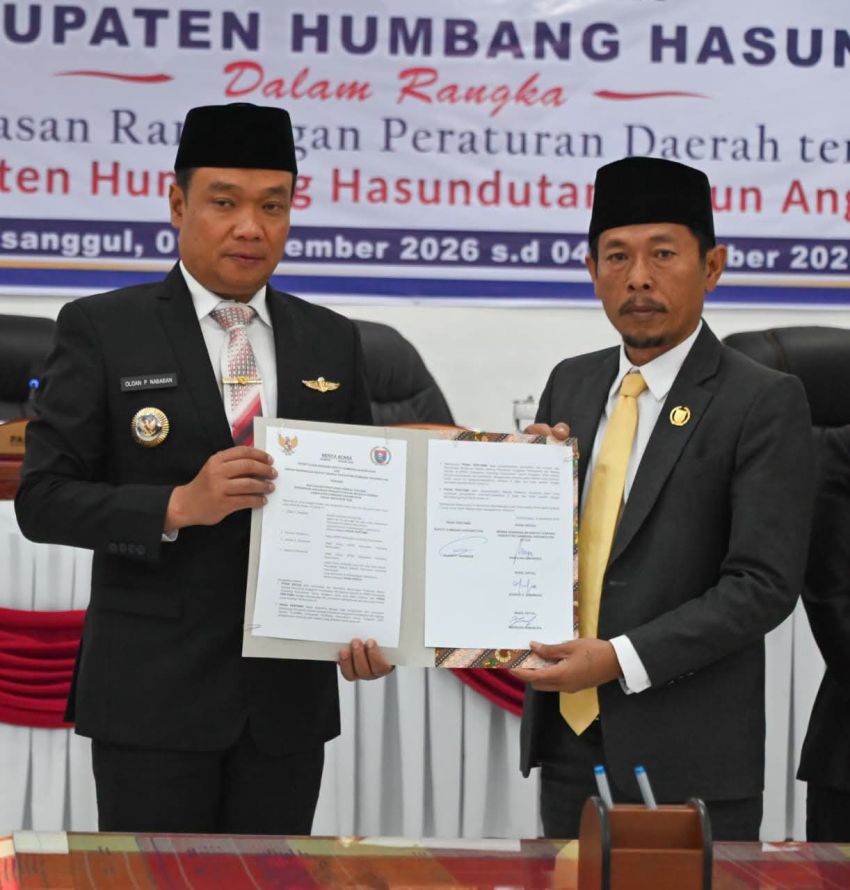 Bupati Bersama DPRD Humbahas Sepakati P-APBD 2026