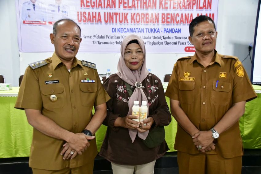 160 Pelaku UMKM Korban Bencana di Tapteng Dibekali Keterampilan Usaha