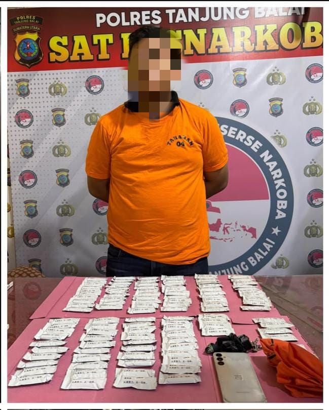 Polres Tanjungbalai Bekuk Pengedar Cairan Etomidate, 109 Cartridge Vape Disita