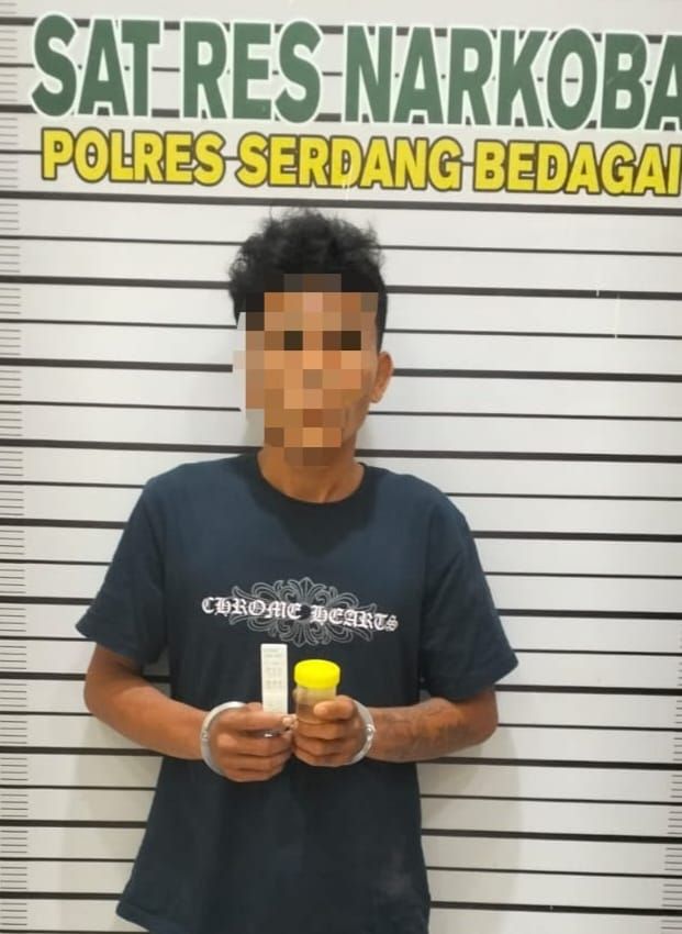 Satres Narkoba Polres Sergai Bekuk Seorang Pria Terduga Pengedar Sabu