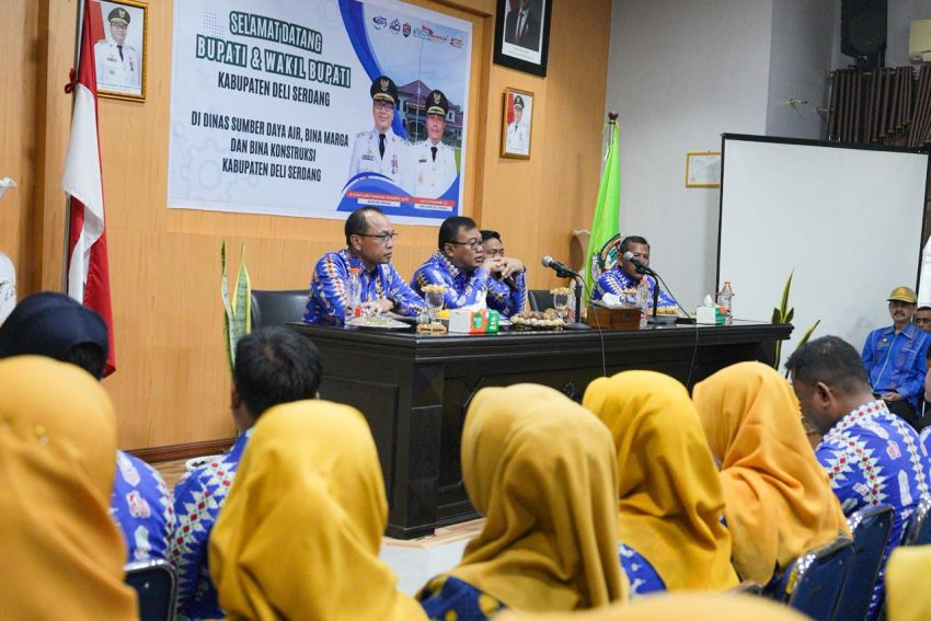 Bupati Deliserdang Minta SDABMBK Ubah Pola Perencanaan, Perketat Pengawasan