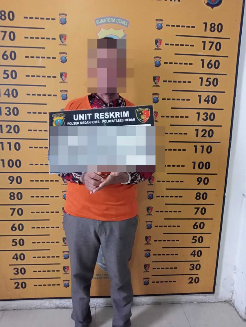 Edarkan Uang Palsu di Pajak Simpang Limun, Residivis Ditangkap Polsek Medan Kota