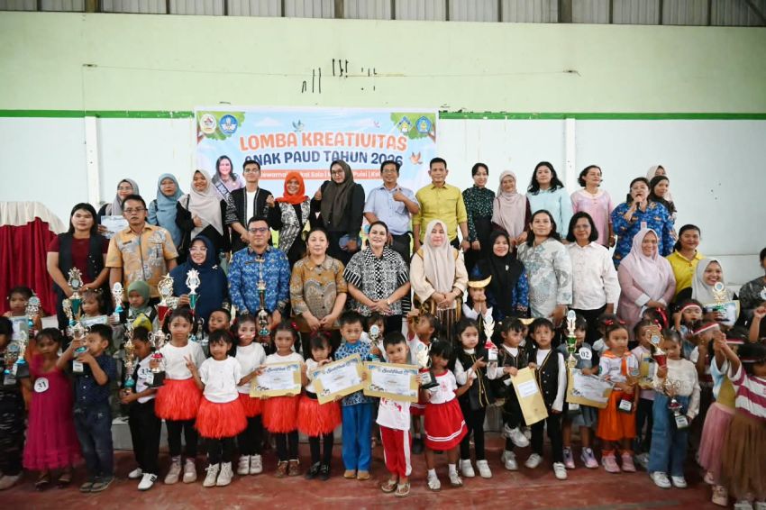 Ratusan Anak Ikuti Lomba Kreativitas Bunda PAUD Tapteng