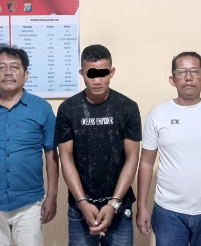 Polsek Bosar Maligas Tangkap Terduga Pelaku Pembacokan