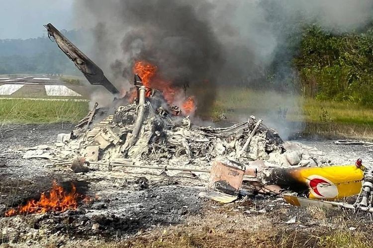 5 Tewas, Helikopter Layanan Medis Jatuh di Sarawak Malaysia