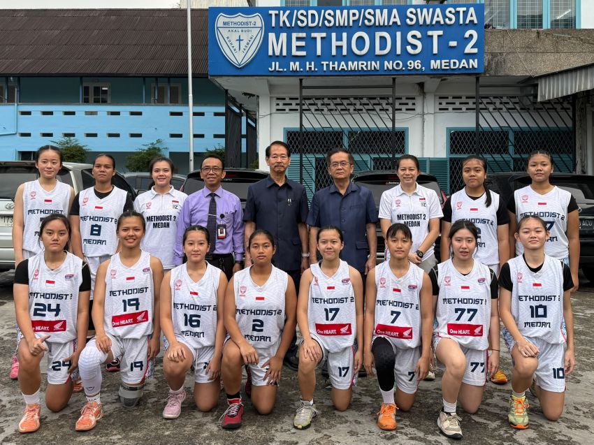 Tim Basket Putri Methodist-2 Medan Wakili Indonesia di Kejuaraan Asia di Taiwan