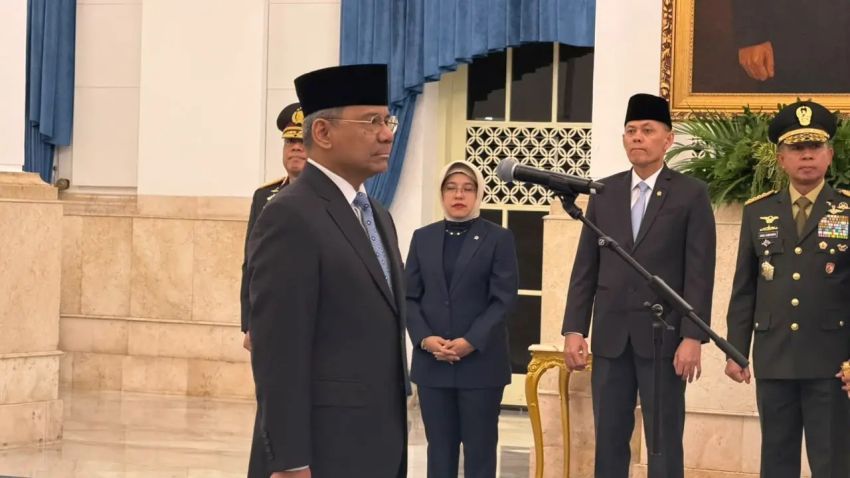 Prabowo Resmi Lantik Suahasil Nazara Jadi Menkeu