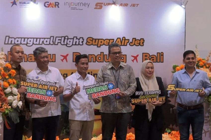 Super Air Jet Buka Rute Penerbangan Kualanamu ke Bandung dan Bali