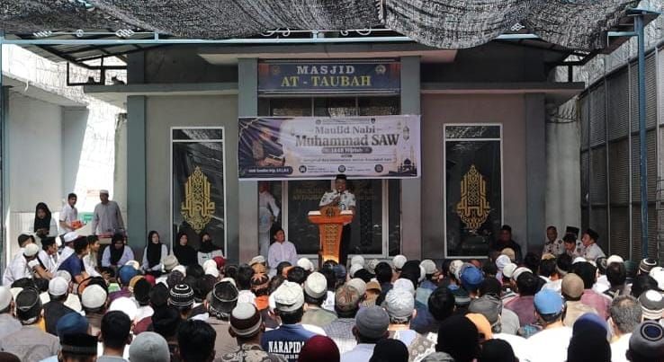 Lapas Pancurbatu Jadikan Maulid Nabi Momentum Pembentukan Akhlak WBP