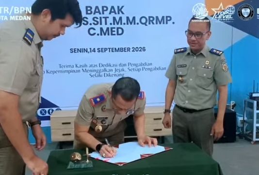 Kakan BPN Kota Medan Berganti, Rivaldi Dipromosikan Jadi Kakanwil BPN Provinsi Maluku Utara