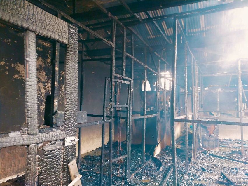 Satu Unit Rumah Terbakar di Kelurahan Batang Beruh Dairi, Seorang Balita Meninggal Dunia