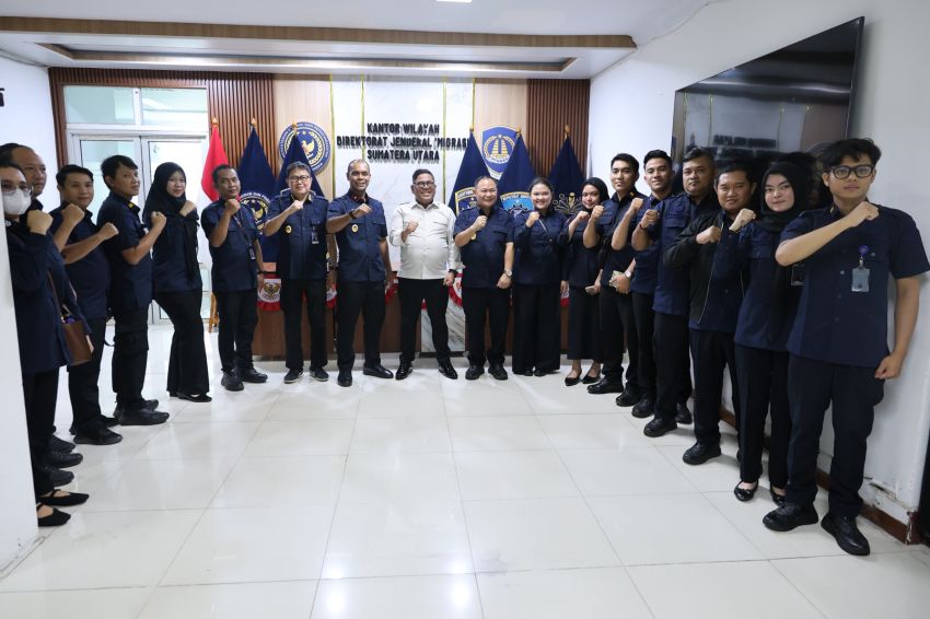 Kanwil Ditjenim Sumut Jadi Rujukan Studi Tiru, Kolaborasi Imigrasi Kian Solid