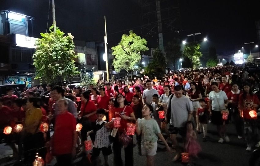 Ribuan Lampion Hiasi Kota Binjai, Kapolres: Perkuat Silaturahmi dan Toleransi