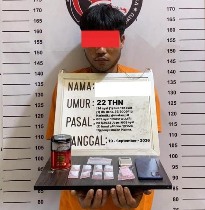 Pengedar Sabu Asal Paluta Ditangkap Tim Satresnarkoba Polres Labuhanbatu