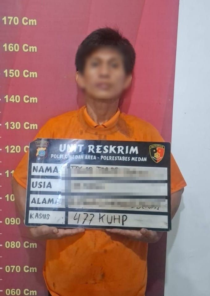 Curi HP dan Tabung Gas, Residivis Ditangkap Polisi