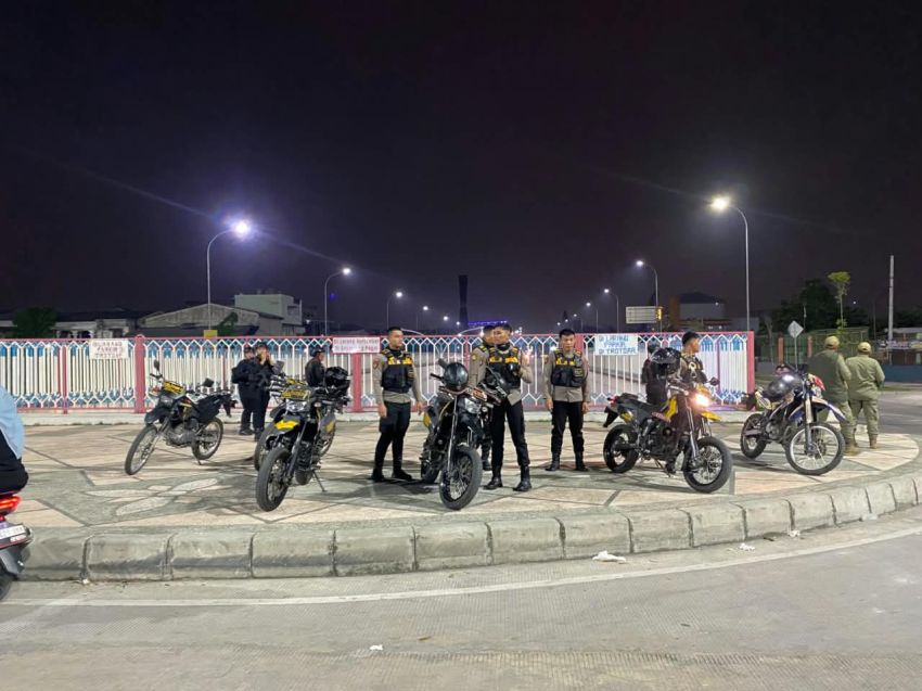 Cegah Begal dan Curamor, Ditsamapta Polda Sumut Gempur Patroli Malam
