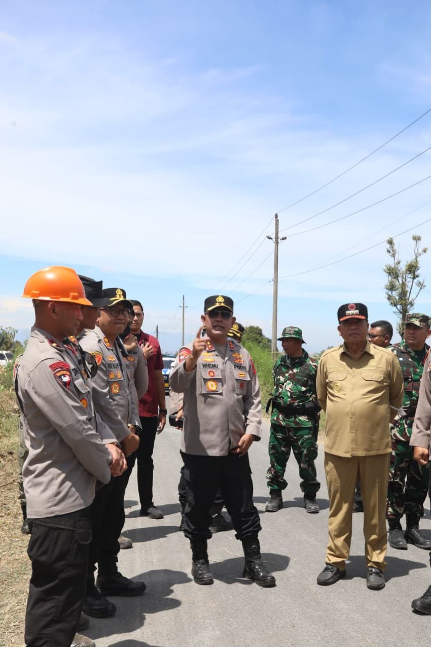 Pasca Erupsi Sinabung, Kapolda Sumut Turun Langsung Tinjau Posko dan Kesiapan Personel di Karo