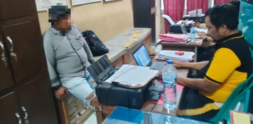 Polsek Dolok Masihul Amankan Pelaku Pungli Angkutan Barang