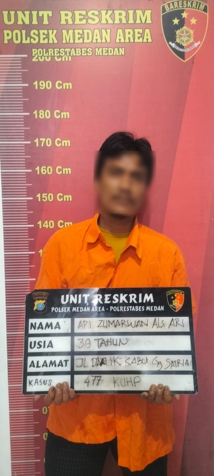 Tas Berisi HP dan Rp1 Juta Dicuri Saat Bawa Anak Berobat, Pelaku Ditangkap