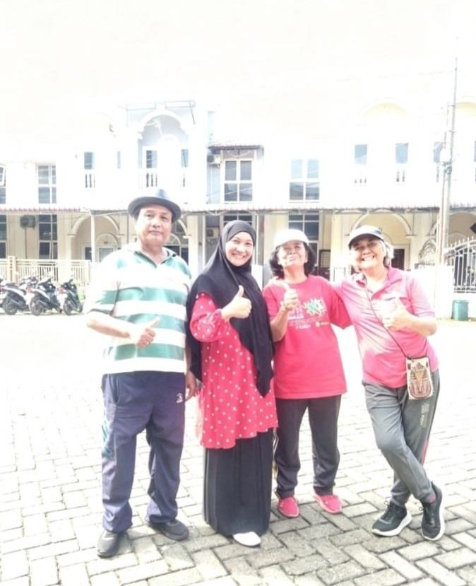 50 Lansia Ikut "Senam Lansia Beringin" di Medan