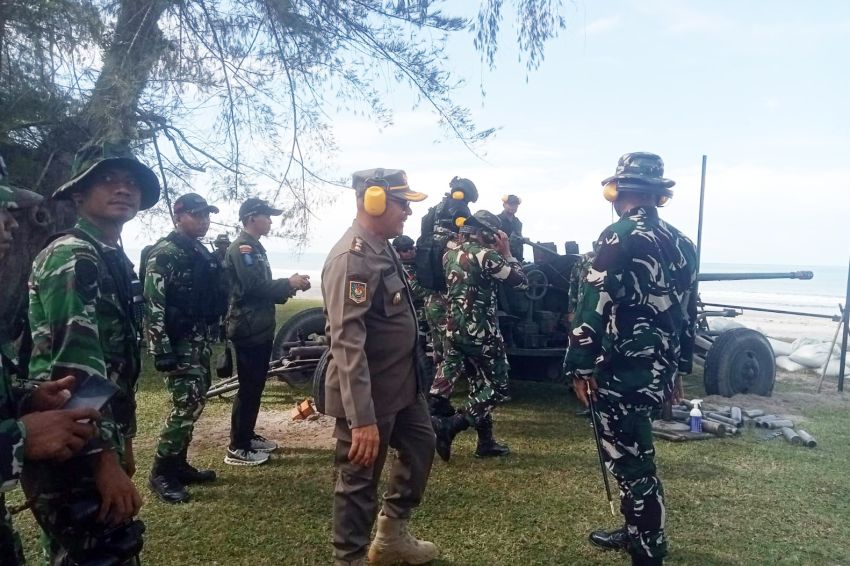 Wabup Mahmud Dukung Tapteng Jadi Lapangan Latihan Tembak Arhanud 11/WBY