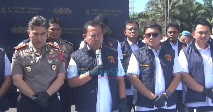 Polda Sumut Gagalkan 144 Ballpress Ilegal dari Bandung Senilai Rp432 Juta di Tol Sergai
