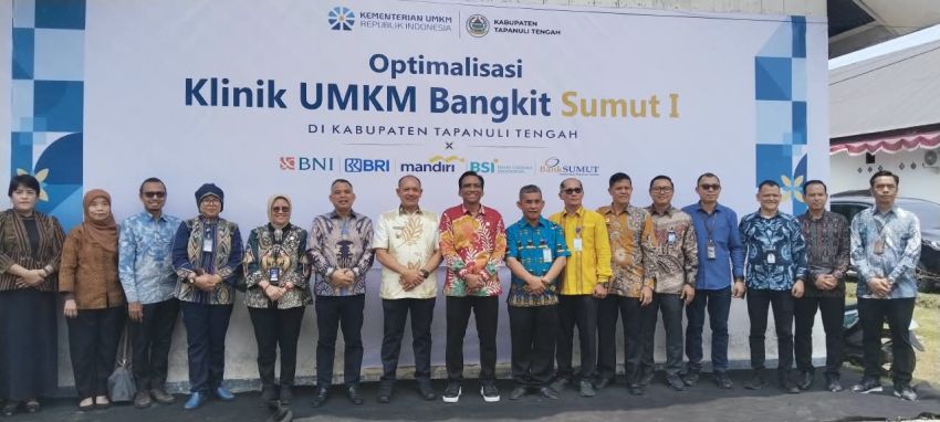 Deputi Bidang Usaha Menengah Kunjungi Klinik UMKM Bangkit Sumut I di Tapteng