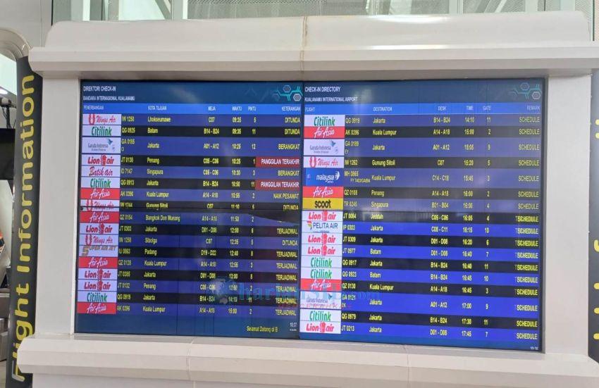 Kabut Asap Tunda Tujuh Penerbangan di Bandara Kualanamu