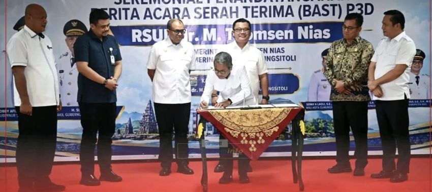Pemkab Nias Serahkan Pengelolaan RSUD dr. M. Thomsen ke Pemko Gunungsitoli