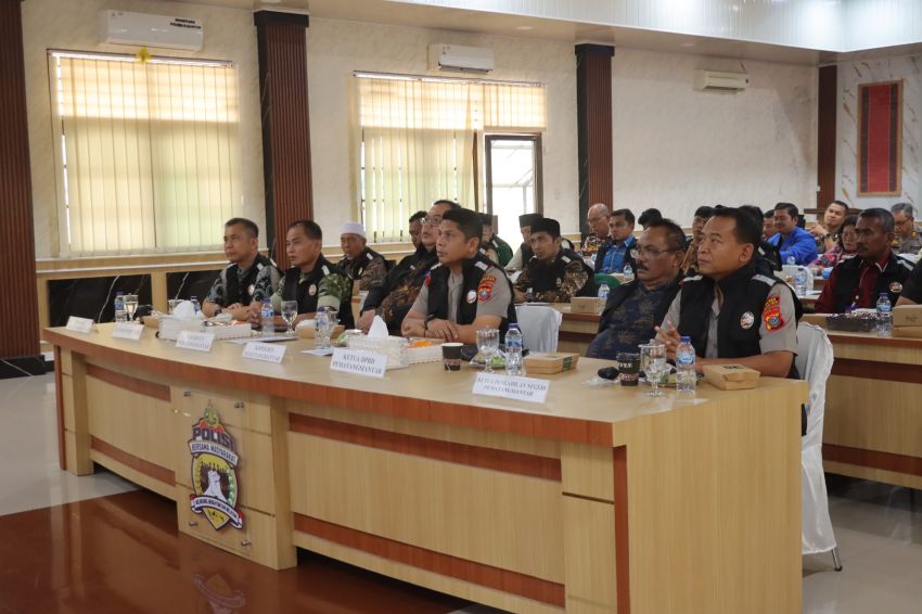 Kapolres Pematangsiantar dan Forkopimda Ikuti Zoom Kunker Kapolri dan Deklarasi Tolak Narkoba