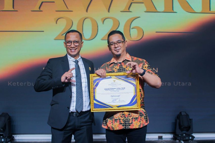 Pemko Tebingtinggi Raih Predikat Informatif KI Sumut Award 2026