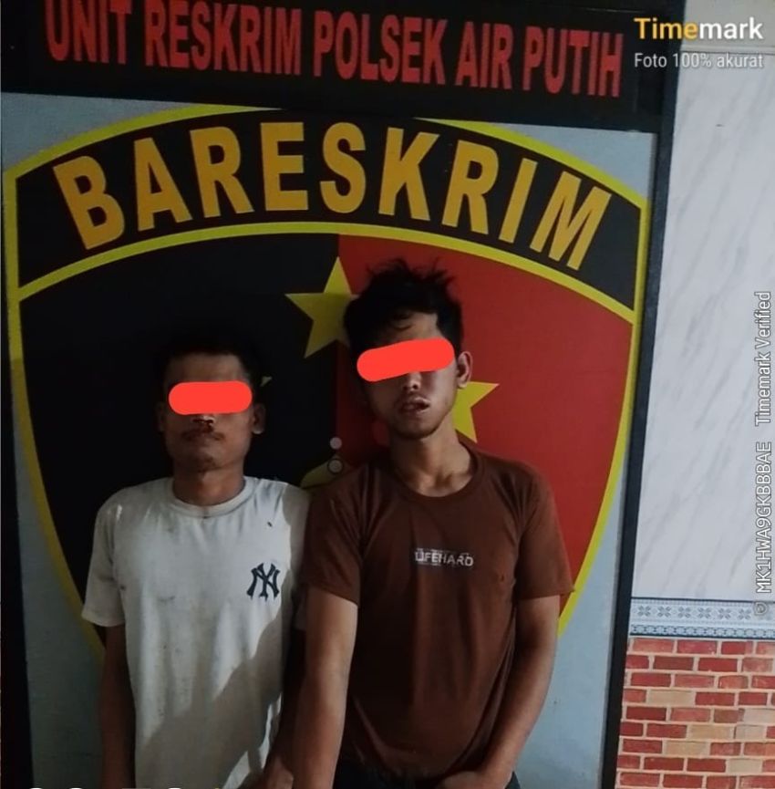 Polsek Air Putih Tangani Kasus Pencurian Kabel Tower Sutet PLN di Sei Suka, Dua Terduga Pelaku Diamankan