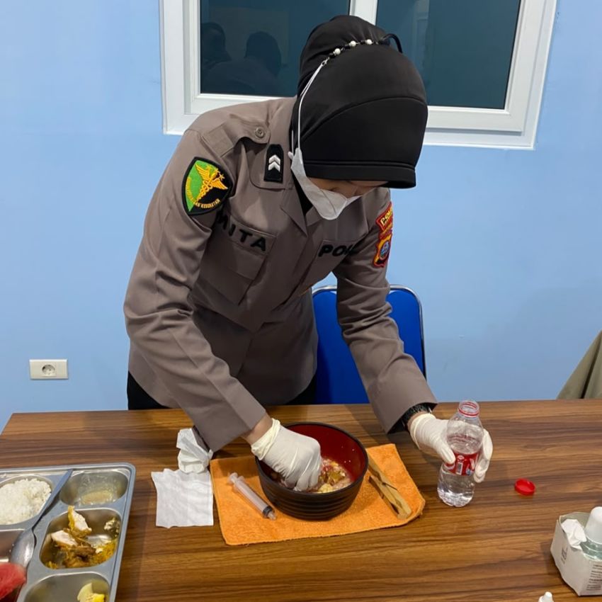 Pastikan MBG Aman, Dokkes Polres Pematangsiantar Periksa 1.985 Porsi Makanan