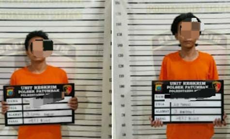 Curi HP Driver Ojol, Dua Pria Diringkus Patroli Siaga Reskrim Polsek Patumbak
