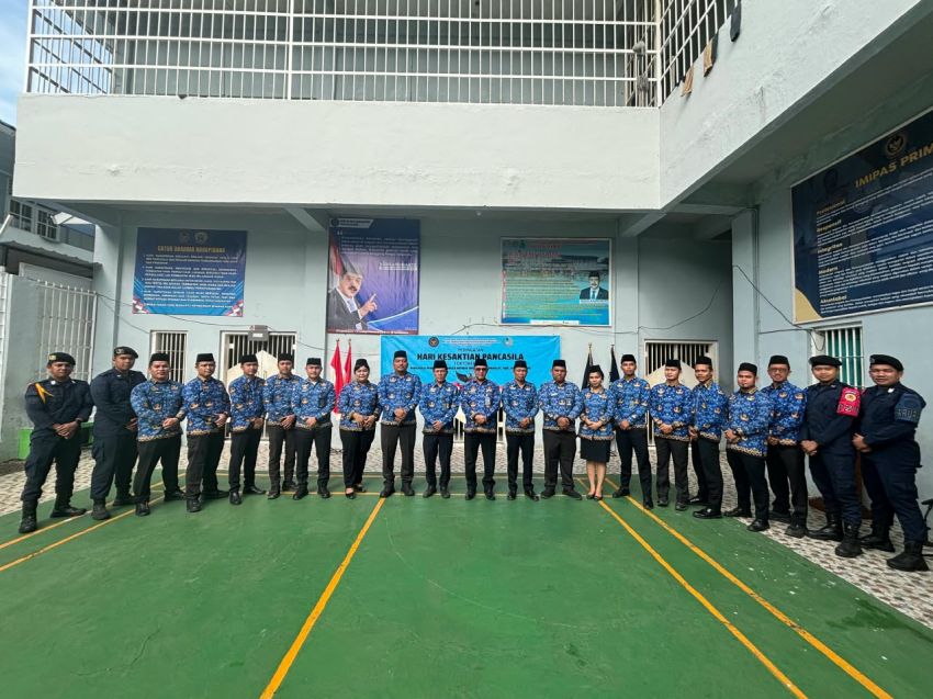 Lapas Kelas III Barus Laksanakan Upacara Peringatan Hari Kesaktian Pancasila