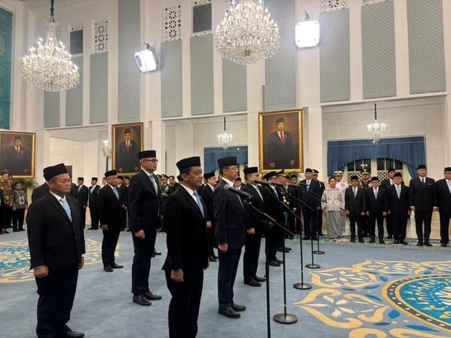 Prabowo Lantik 18 Pejabat, Suyudi Ario Seto Jadi Kapolri