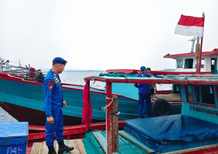 Sarpolairud Polres Nisel Ingatkan Nahkoda, Jangan Paksa Berlayar Jika Cuaca Tak Bersahabat
