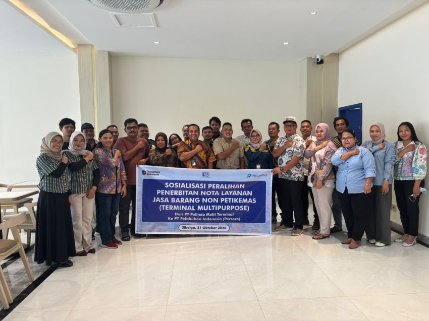 Pelindo Sibolga Sosialisasi Peralihan Administrasi Penagihan Layanan Non Petikemas
