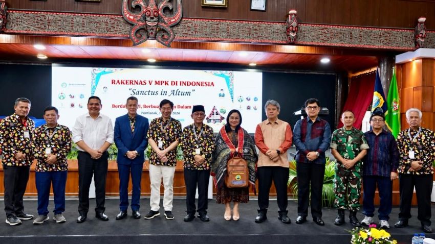 Hadiri Rakernas V MPK di Tarutung, Dirjen Bimas Kristen Atensi Kesejahteraan Guru