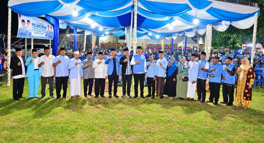 Kades Sambirejo Timur Dilantik Jadi Ketua BKPRMI Percut Sei Tuan