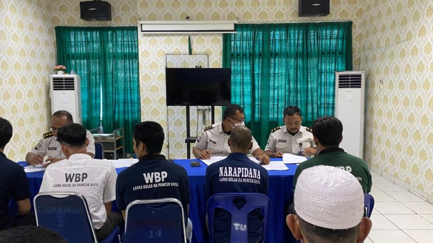 Lapas Pancurbatu Gelar Asesmen Kelayakan Re-Edukasi bagi WBP