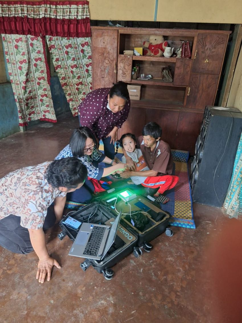 Disdukcapil Humbahas Layani Perekaman KTP-el Jemput Bola